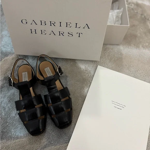 GABRIELA HEARST- Lynn leather sandals size 37 - Picture 9 of 9
